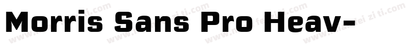 Morris Sans Pro Heav字体转换